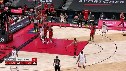 【NBA集錦】火箭精妙擋拆配合 泰特陀螺轉(zhuǎn)身上籃