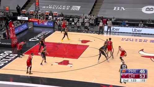 【NBA集錦】全員手感火熱！公牛一波12-0小高潮將比分?jǐn)U大
