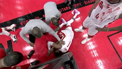 【NBA集錦】屋漏偏逢連夜雨 沃爾傷到腳踝表情很痛苦