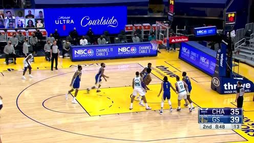 【NBA集锦】黄蜂打出一波进攻高潮 麦克丹尼尔斯暴扣蒙克飙三分