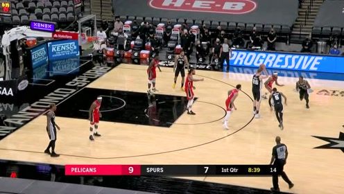 【NBA集锦】小手一抖说有就有 沃克突破过人写意抛投