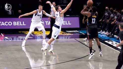 【NBA集錦】后撤步大小王對決！東契奇盜版后撤步難敵登哥原版當(dāng)面教育