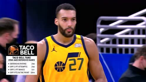 【NBA集錦】爵士vs魔術(shù) 第1節(jié)英文原聲回放
