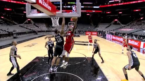 【NBA集锦】锡安无视防守 突破过人漂移投篮