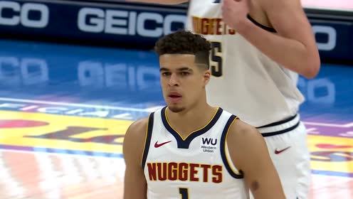 【NBA集锦】进攻行云流水 掘金反客为主13-0打懵雷霆