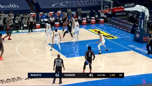 【NBA集锦】一骑绝尘!穆雷反击一条龙滑翔上篮