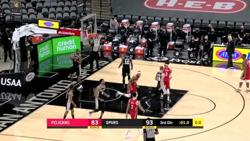 【NBA集锦】准压哨 英格拉姆飘逸变向抛投得手