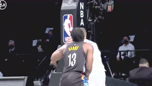 【NBA集錦】波神大打小獻華麗反身暴扣 登哥拼命防守慘挨巴掌