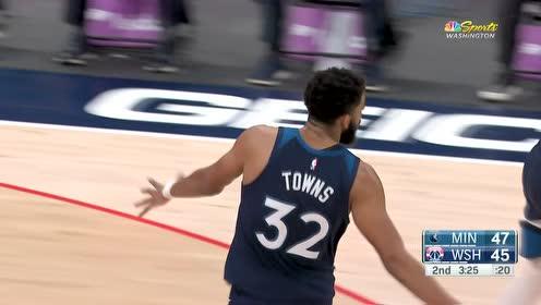 【NBA集錦】半路殺出個程咬金！唐斯橫沖直撞禁區(qū)起勢力劈華山