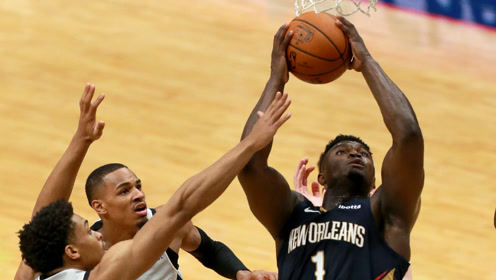【NBA集锦】鹈鹕vs马刺前瞻 锡安直接对话德罗赞