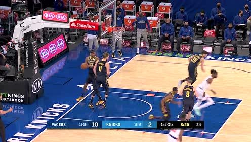 【NBA集錦】薩博尼斯擊鼓傳花送妙傳 巴雷特反擊三分以牙還牙