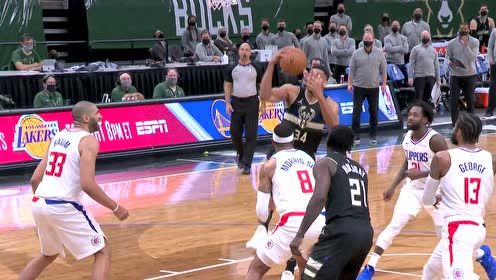 【NBA集锦】雄鹿队集锦:字母哥横冲直撞击沉快船