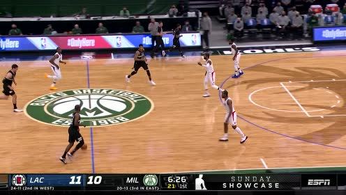 【NBA集锦】空接已是家常便饭 字母哥双臂空中轰炸