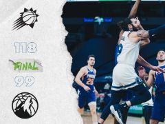 NBA常規(guī)賽：太陽118-99擊敗森林狼，布克43+5+5！