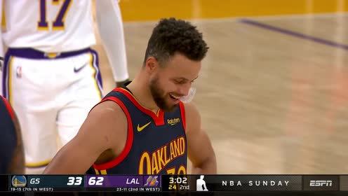 【NBA集錦】庫里造犯規(guī)無意肘撞施羅德 后者激動搖人與庫里理論隨后又絆倒小學(xué)生