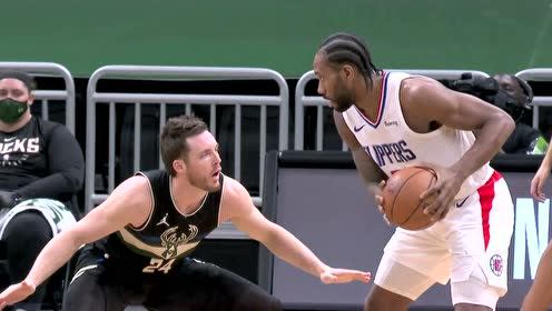 【NBA集锦】莱昂纳德vs雄鹿集锦 飞天遁地无力回天