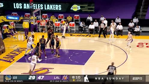 【NBA集錦】詹姆斯蝴蝶穿花 閑庭信步突破上籃
