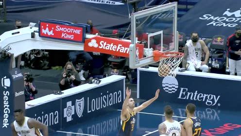 【NBA集錦】完全擋不住 錫安無視兩人防守飛身上籃2+1