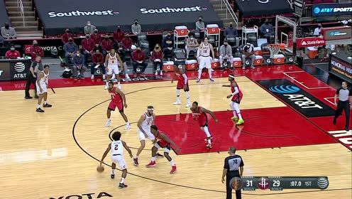 【NBA集锦】沃尔单打突破上篮得手 塞克斯顿三分弹筐颠进