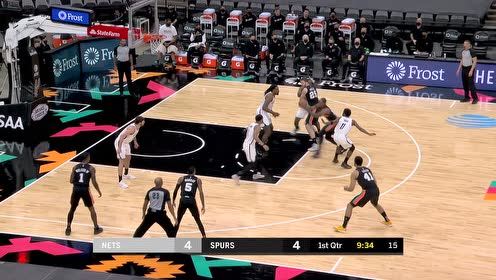 【NBA集錦】德羅贊vs籃網(wǎng)集錦 22分11助攻上演神仙2+1