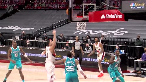【NBA集錦】利拉德眼觀六路送妙傳 坎特拍馬趕到低手上籃