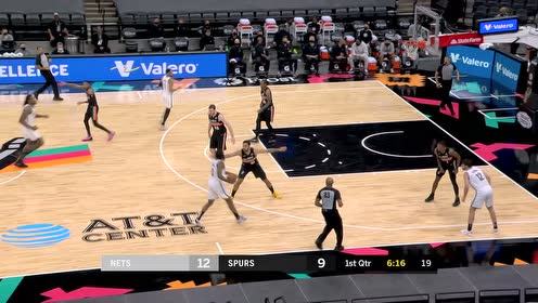 【NBA集錦】布朗vs馬刺集錦 13投10中高效取23分成奇兵