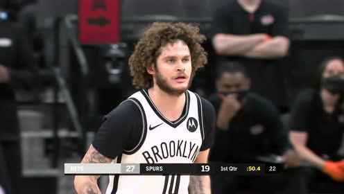 【NBA錄像回放 原聲】籃網(wǎng)vs馬刺 第1節(jié)英文原聲回放