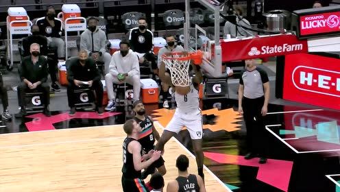 【NBA集錦】歐文定格假動作晃暈全場 高拋制導(dǎo)小喬丹空接暴扣！