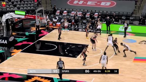 【NBA集錦】蝴蝶穿花！歐文人群中閃轉(zhuǎn)騰挪中距離干拔得手