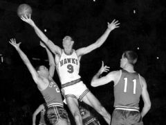 NBA全明星单场篮板纪录保持者：远古巨兽鲍勃-佩蒂特