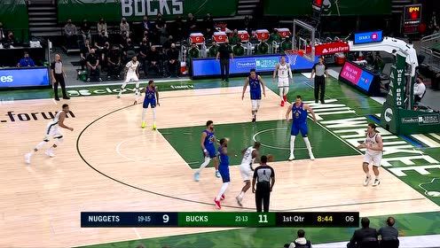 【NBA集锦】谁看了谁心疼！字母哥56秒内三扣约老师太无情