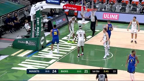 【NBA集锦】昔日的队友如今的劲敌！多齐尔突破上篮被克莱无情封盖