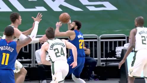 【NBA集锦】这？？？穆雷欲隔扣一个起飞撞上洛佩斯略显尴尬