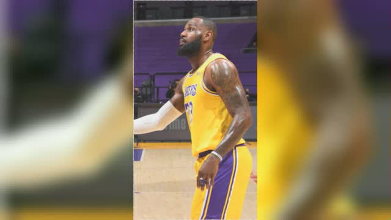 【NBA集錦】原地起跳雙手摁帽！詹姆斯連續(xù)欺負艾頓 老詹：這才是狀元的樣子