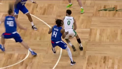 【NBA集锦】欲取欲求!塔图姆小手一抖抛投打成2+1