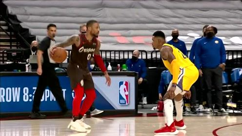 【NBA集锦】午时已到利指导戴表时刻 利拉德超远三分绝杀勇士