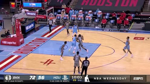 【NBA集錦】瀟灑至極！哈登急停轉身歐洲步教育奧拉迪波