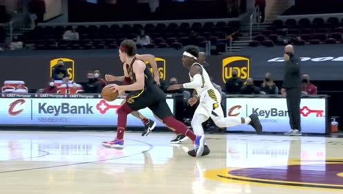 【NBA集錦】靈蛇出洞直殺籃下 奧斯曼突破打板拋投輕松得手