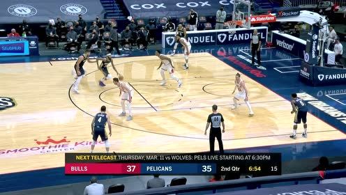 【NBA集锦】英格拉姆祭出经典中投 长臂一举颇有老大神韵