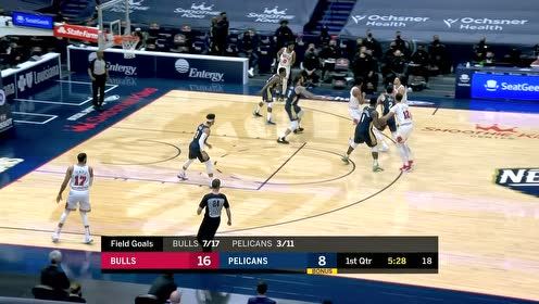 【NBA集锦】为三分大赛预热 拉文运球急停干拔远射太准