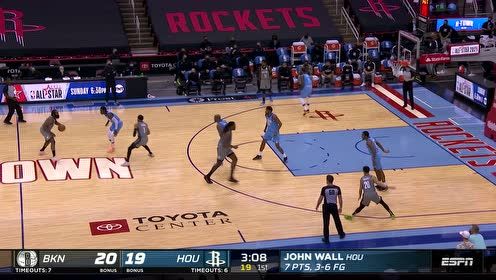 【NBA集錦】布魯克林喂餅隊 哈登擊地妙傳助攻布朗空切暴扣