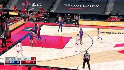 【NBA集锦】一脚油门教育你 鲍威尔直杀内线打成2+1