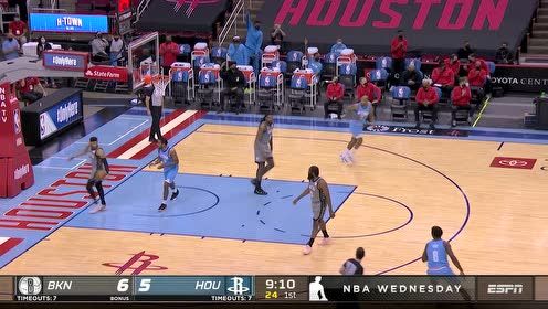 【NBA集錦】奧拉迪波不留情面搶斷哈登 沃爾手起刀落三分還以顏色