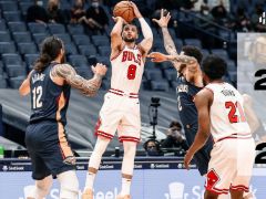 NBA常规赛：首节战罢：公牛26-25领先鹈鹕1分