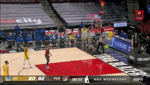 【NBA集锦】小学生顽皮点很正常！哨响之后库里搞笑盖帽胡德
