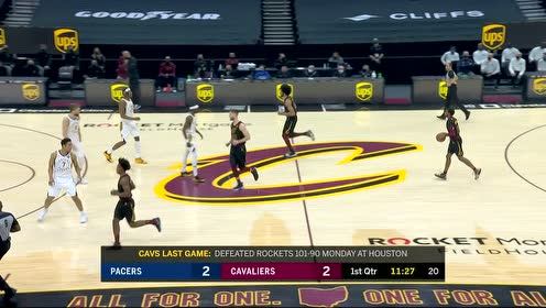 【NBA集錦】突破分球擊鼓傳花 加蘭助飛艾倫雙臂空接炸筐