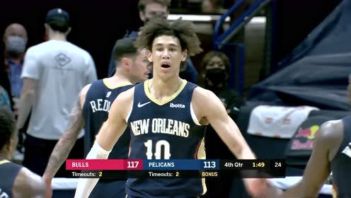 【NBA集锦】比赛还没结束 鹈鹕生抢皮球空接2+1