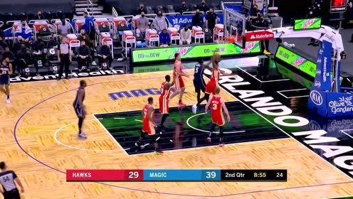 【NBA集锦】阿米奴翻身跳投不中 班巴积极拼抢二次进攻得手