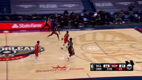 【NBA集錦】德拉季奇虎口拔牙搶斷立功！巴特勒反擊空接暴扣炸裂全場