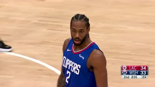 【NBA集錦】無解火力連番轟炸 萊昂納德里突外投撕裂奇才防線